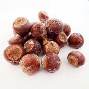 Hazelnoten geroosterd met schil