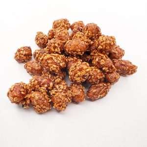 Pinda met suiker en sesam