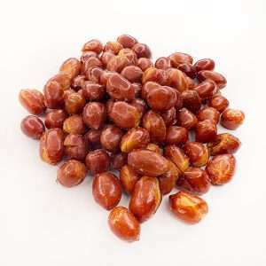 Pinda met vlies en zout